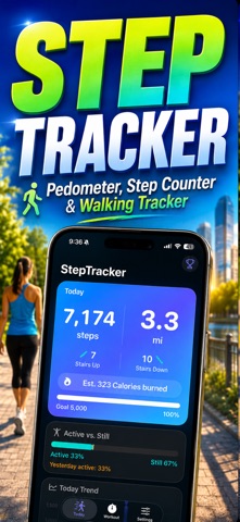 StepTracker App Store screenshot